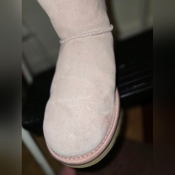 UGG Soft Pink Shearling Boots - Picture 10 of 14